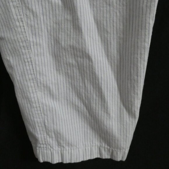 UNIQLO | medium | Striped Cotton Pajama - Loungewear Pants W/ Front Pockets - Picture 9 of 16